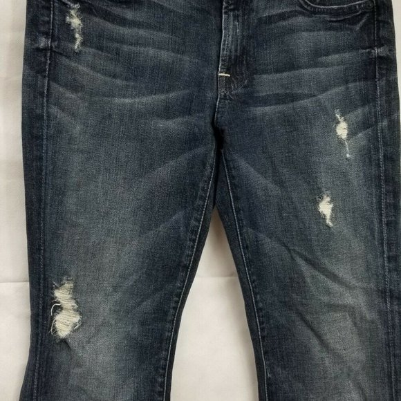 7 Seven For All Mankind Bootcut Dark Wash Jeans - Picture 2 of 8